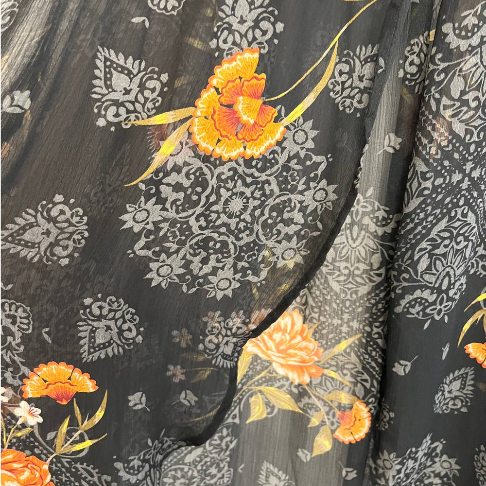 SOLD>>>>Torrid Kaftan Cover Up Sheer Floral - Picture 5 of 6
